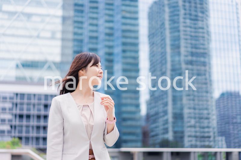 外回りをするビジネスウーマン