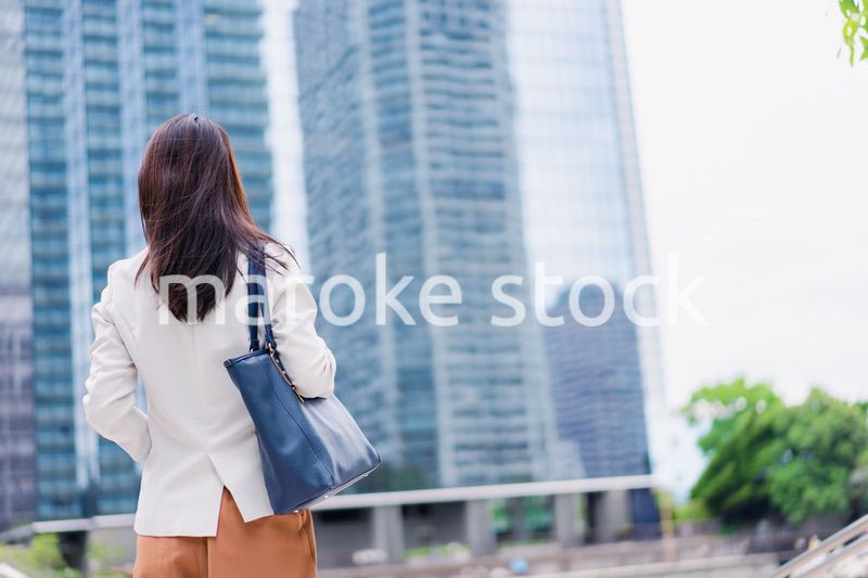 外回りをするビジネスウーマン