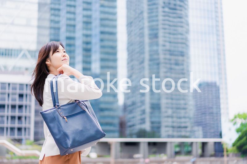 外回りをするビジネスウーマン