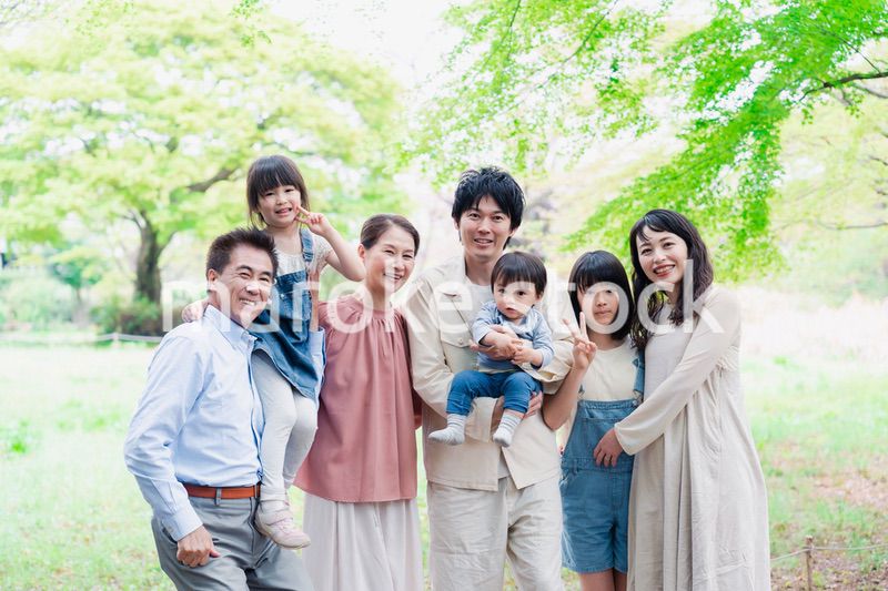 仲の良い3世代ファミリー