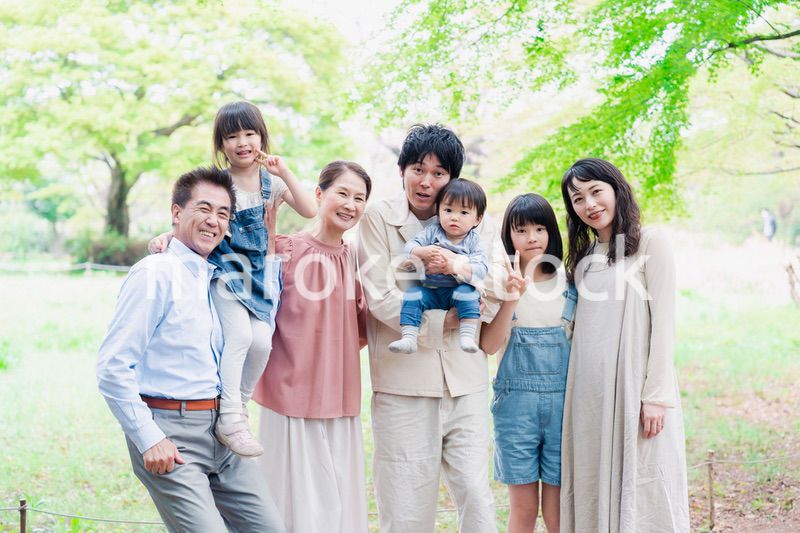 仲の良い3世代ファミリー