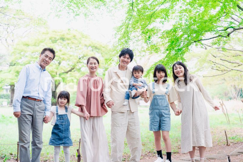 仲の良い3世代ファミリー