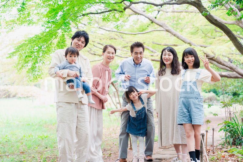 仲の良い3世代ファミリー