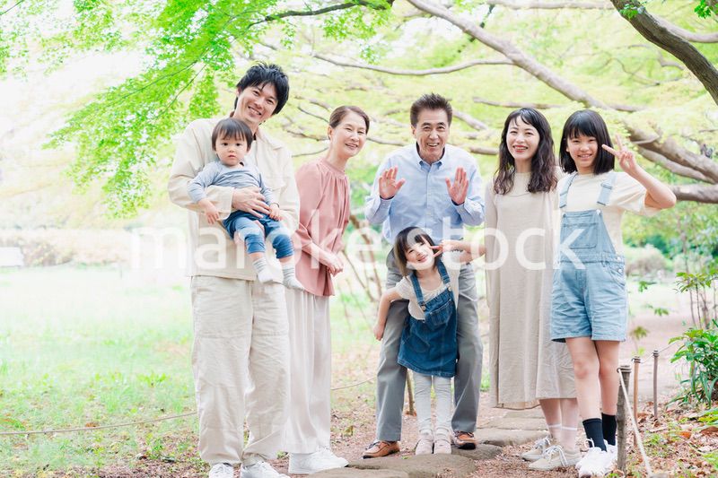 仲の良い3世代ファミリー