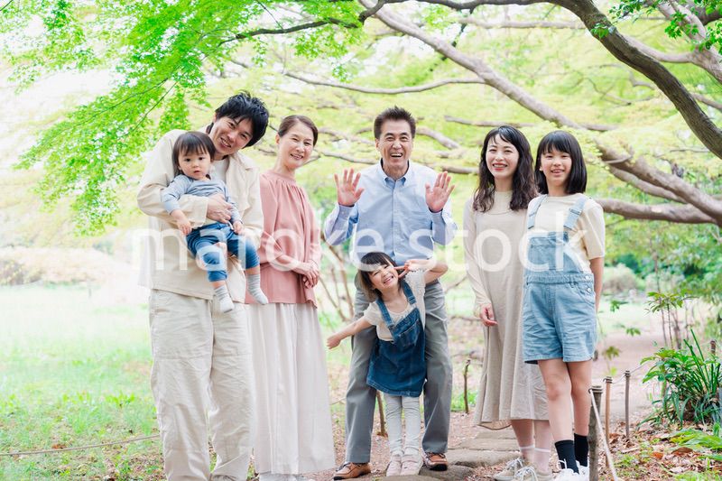 仲の良い3世代ファミリー