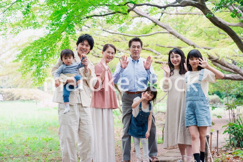 仲の良い3世代ファミリー