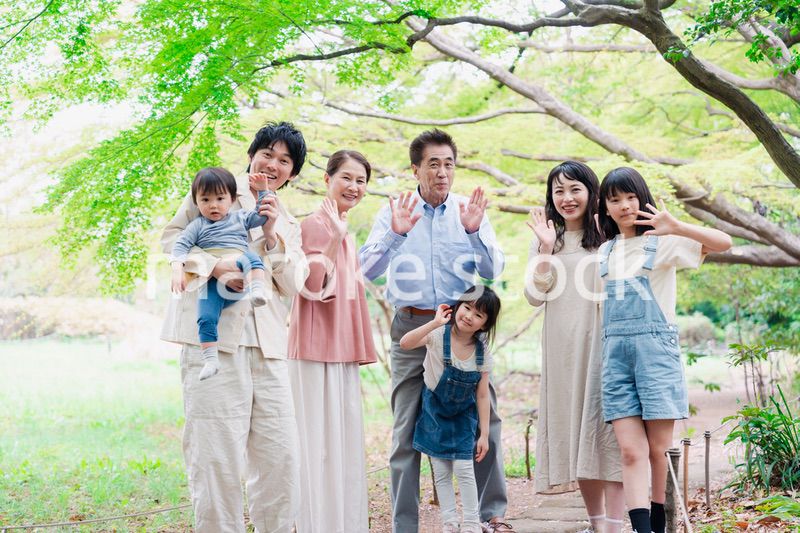 仲の良い3世代ファミリー