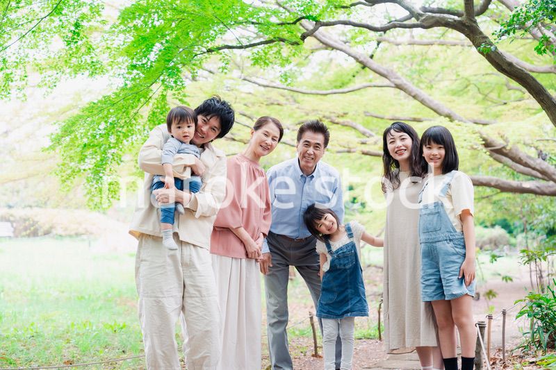 仲の良い3世代ファミリー