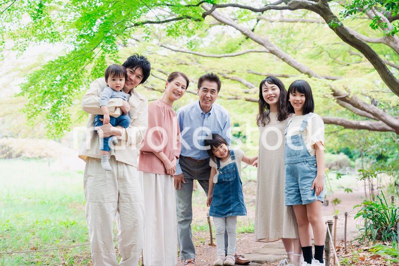 仲の良い3世代ファミリー