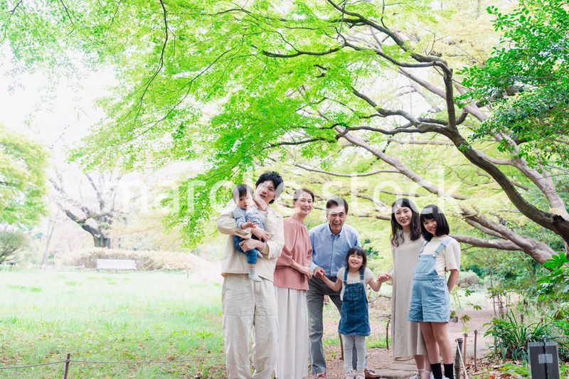 仲の良い3世代ファミリー