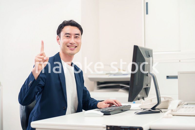 ビジネスカジュアルで働く上司