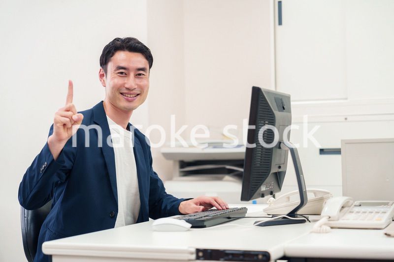 ビジネスカジュアルで働く上司