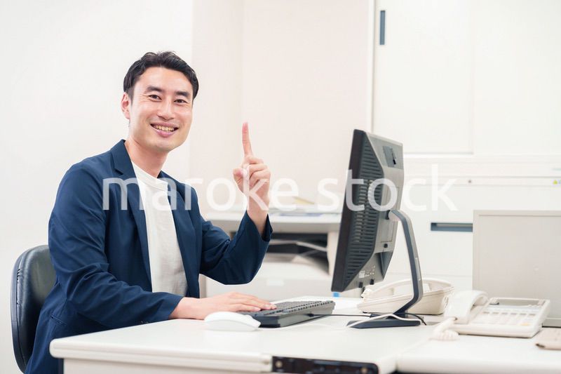 ビジネスカジュアルで働く上司