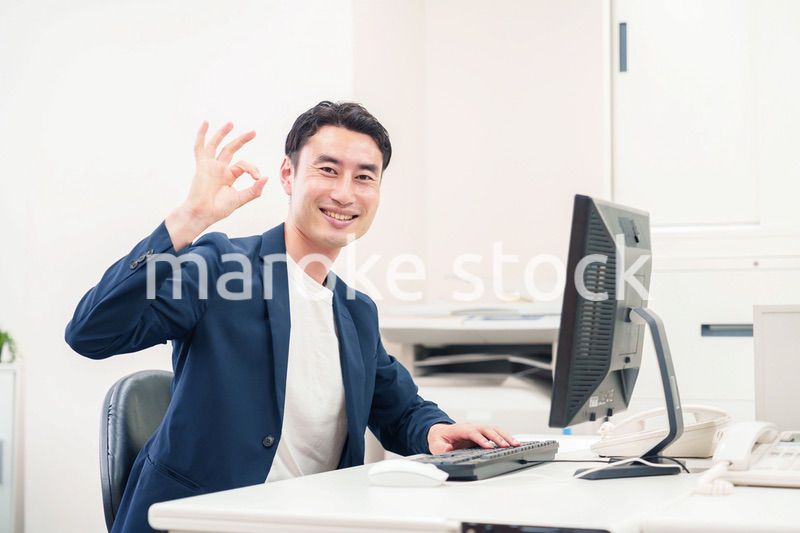 ビジネスカジュアルで働く上司