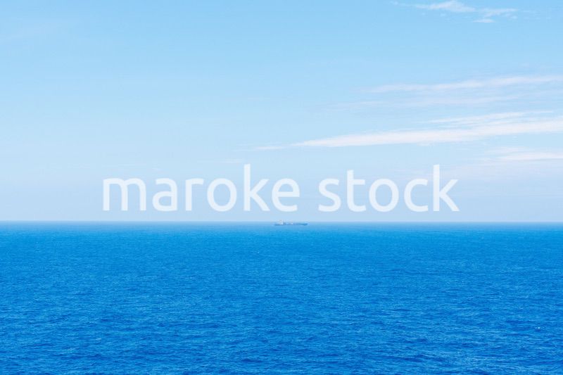 大洋を航海する船