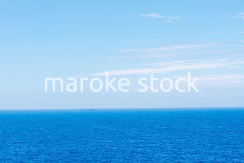大洋を航海する船