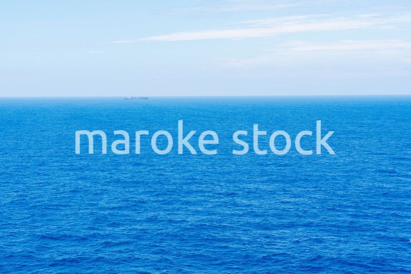 大洋を航海する船