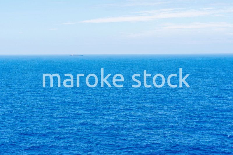 大洋を航海する船