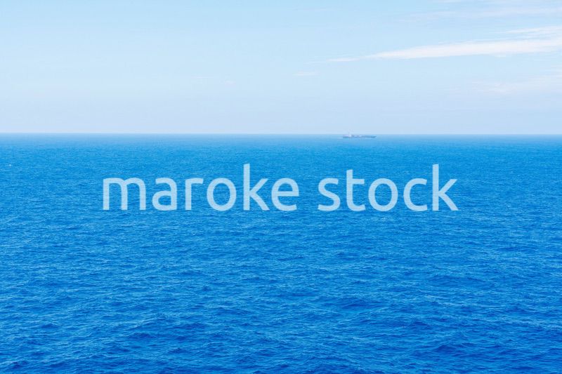 大洋を航海する船