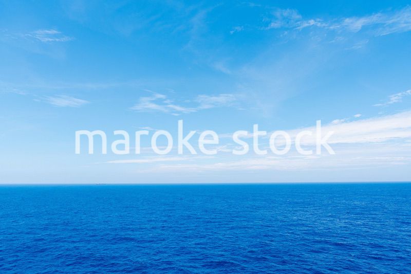 大洋を航海する船