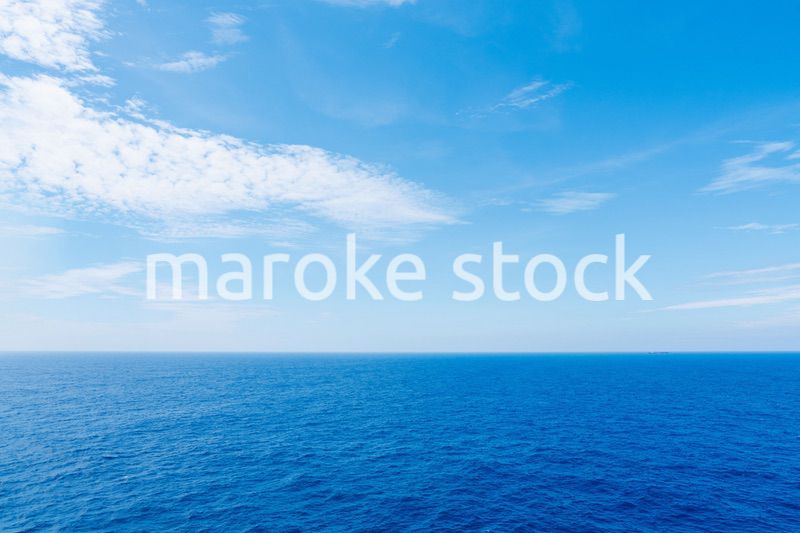 大洋を航海する船