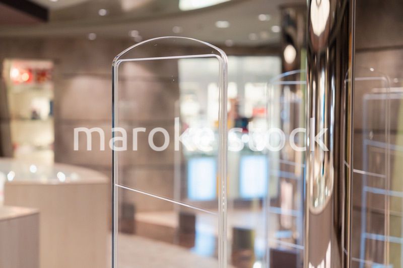 店頭のセキュリティーシステム