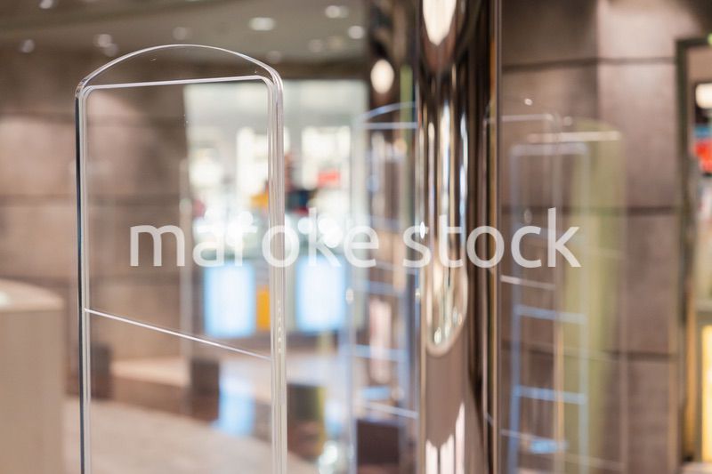 店頭のセキュリティーシステム