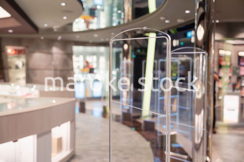 店頭のセキュリティーシステム