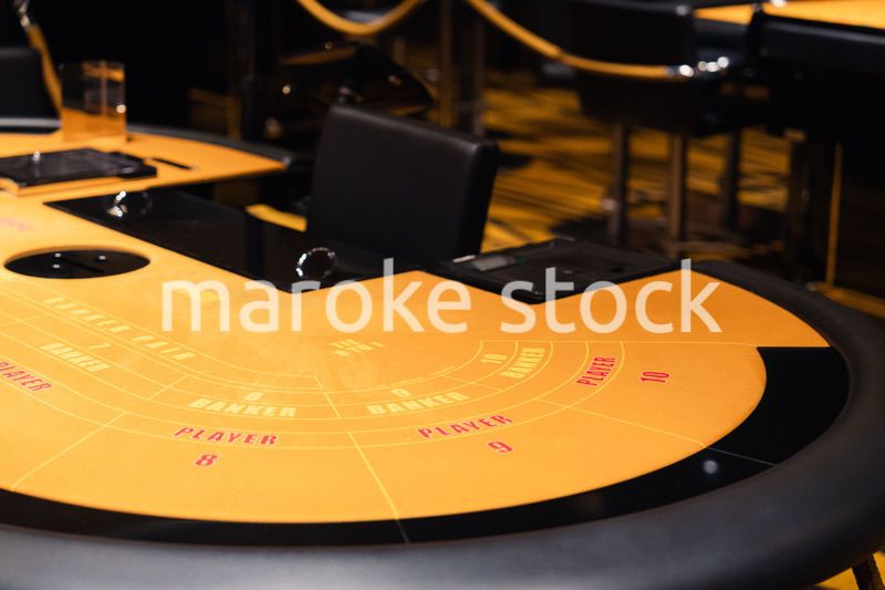 誰もいないカジノ台