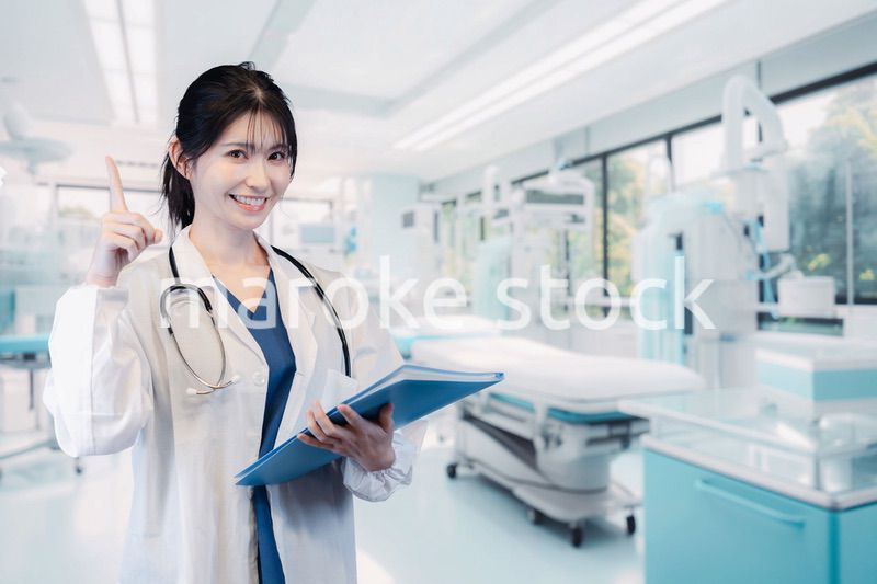 病院で活躍する女性のドクター