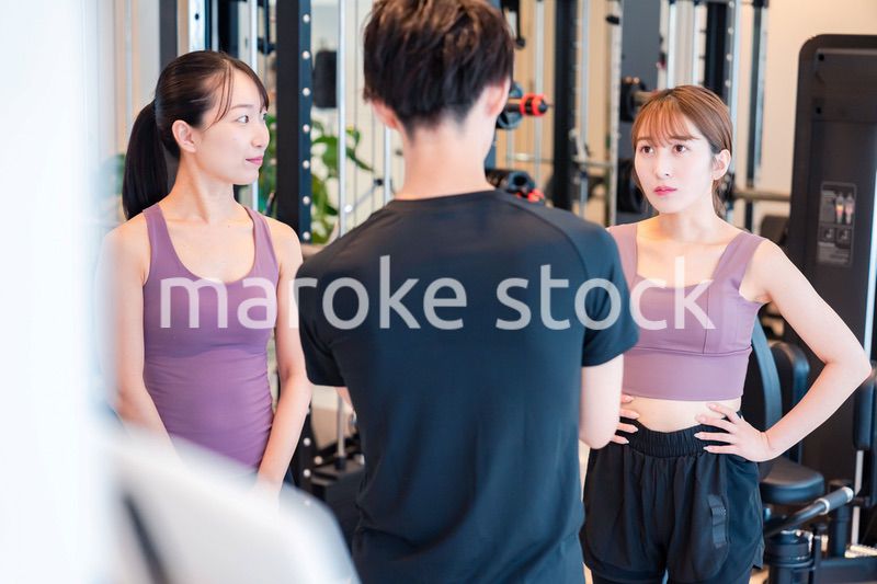 ジムのトレーナーと生徒