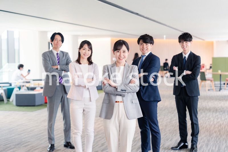 ビジネスパーソン集合写真