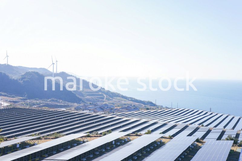 巨大な太陽光発電所