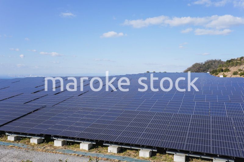 巨大な太陽光発電所
