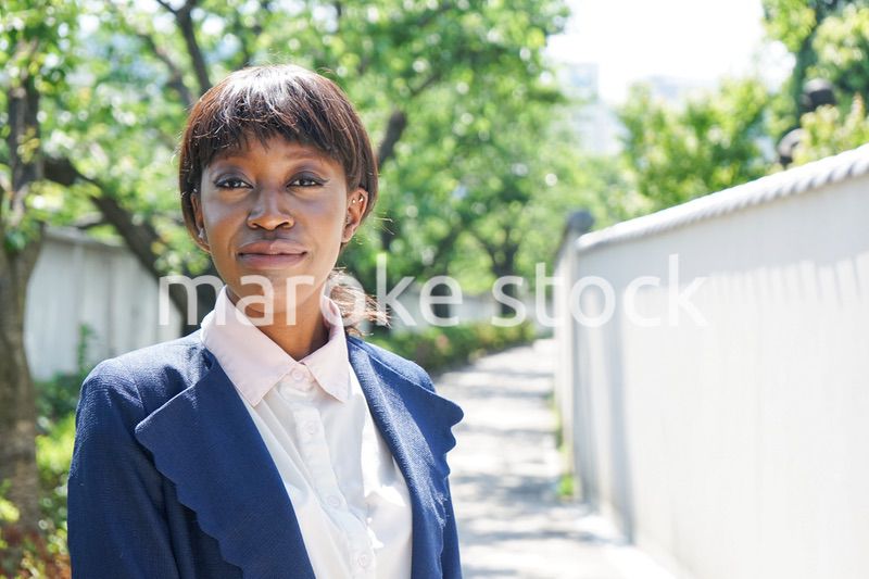 黒人女性ポートレート