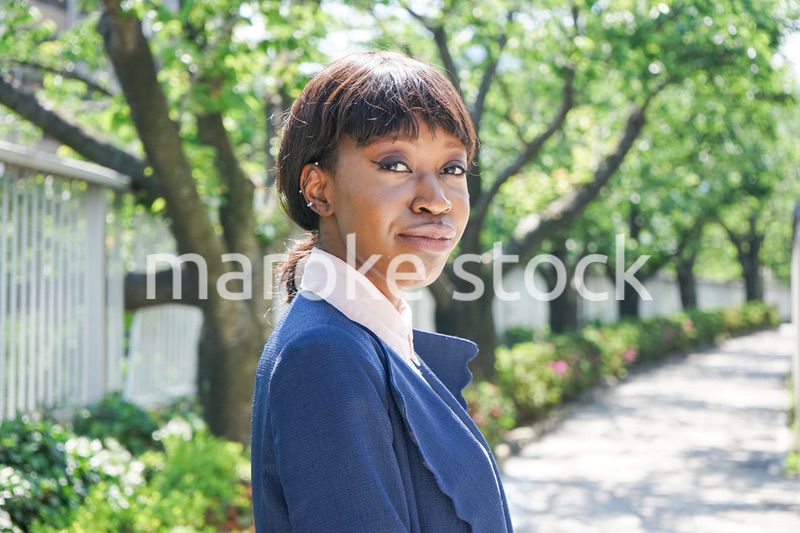 黒人女性ポートレート