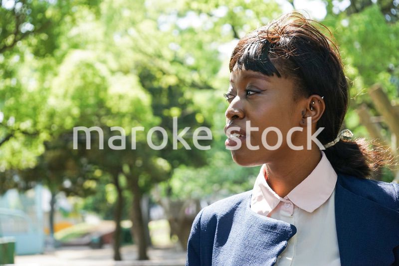 黒人女性ポートレート