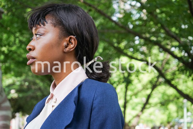 黒人女性ポートレート