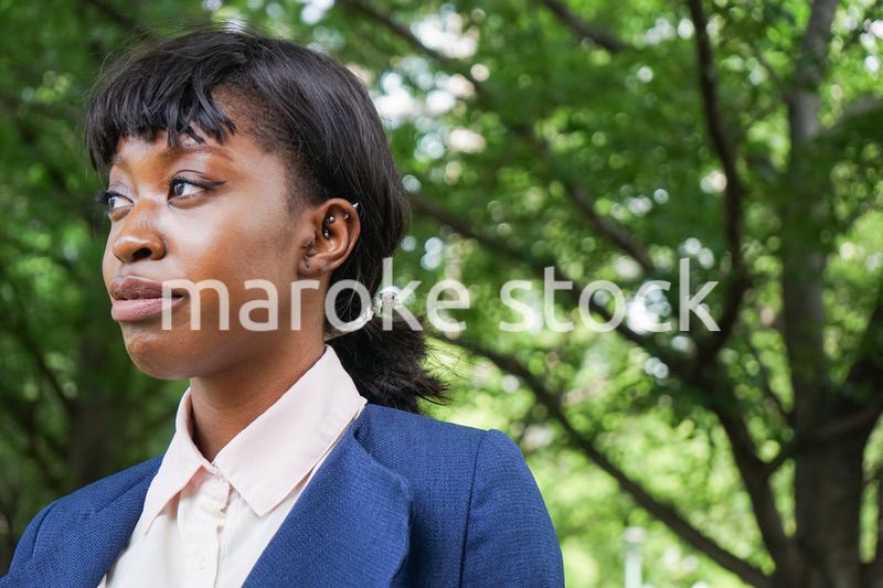 黒人女性ポートレート