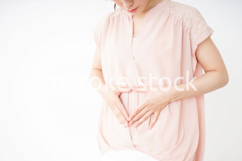 妊娠した女性