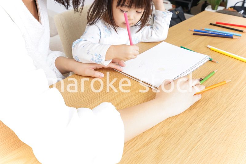 お絵かき 親子 子供
