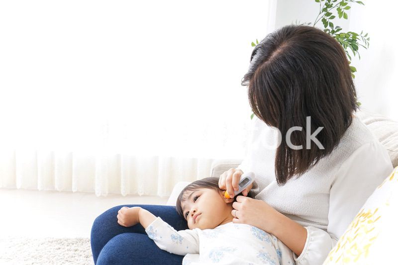体調不良の子供