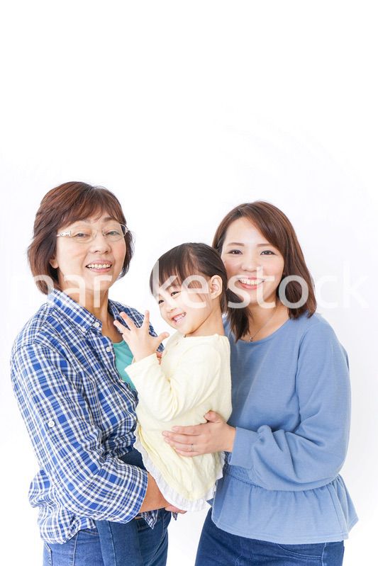 祖母母子供の三世代