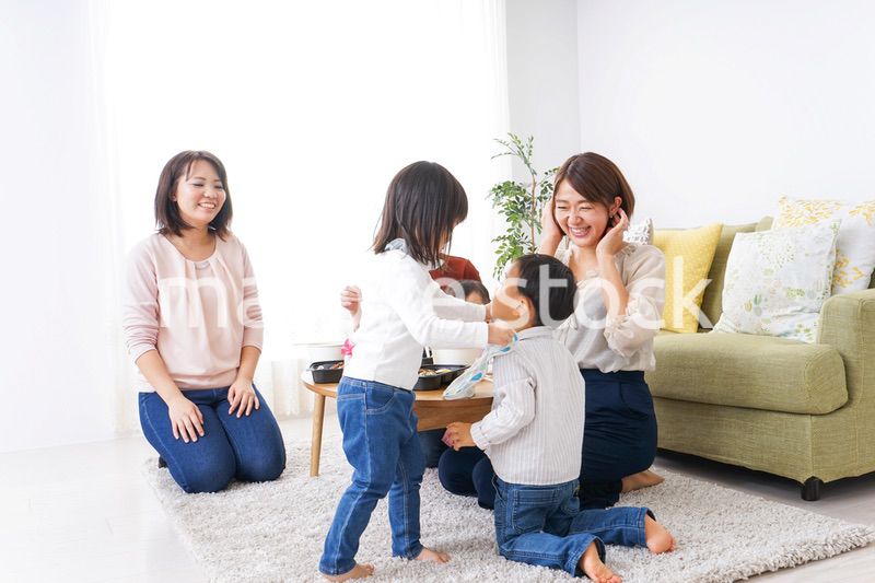 お母さんと子供たち