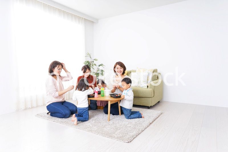 お母さんと子供たち