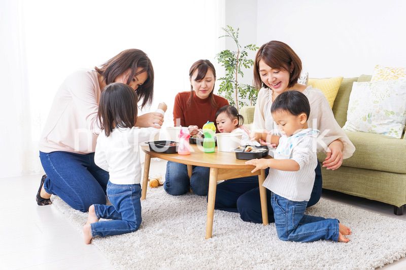 お母さんと子供たち