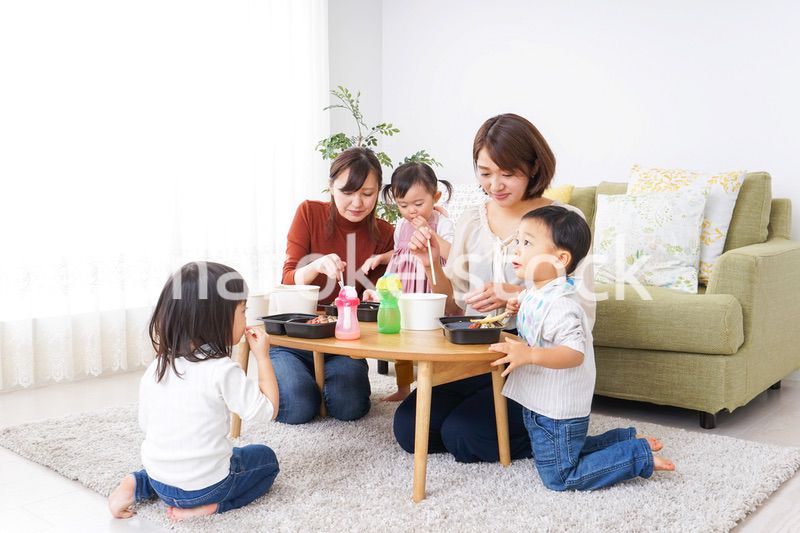 お母さんと子供たち