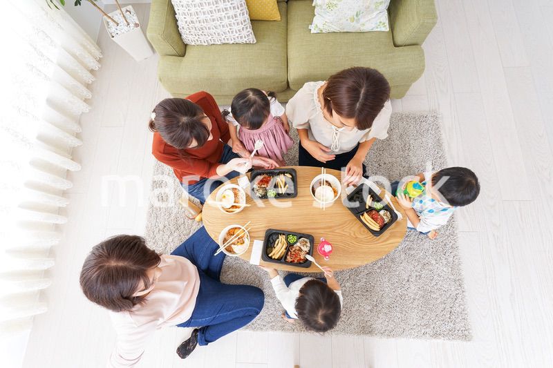 親戚集まってランチ