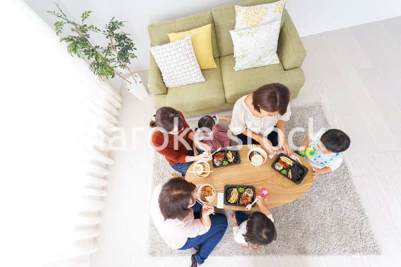 親戚集まってランチ