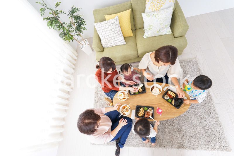 親戚集まってランチ